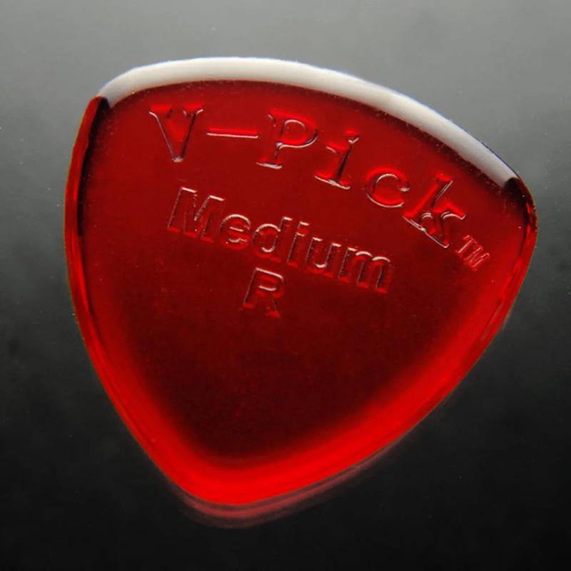 V-Picks Medium Round Ruby Red