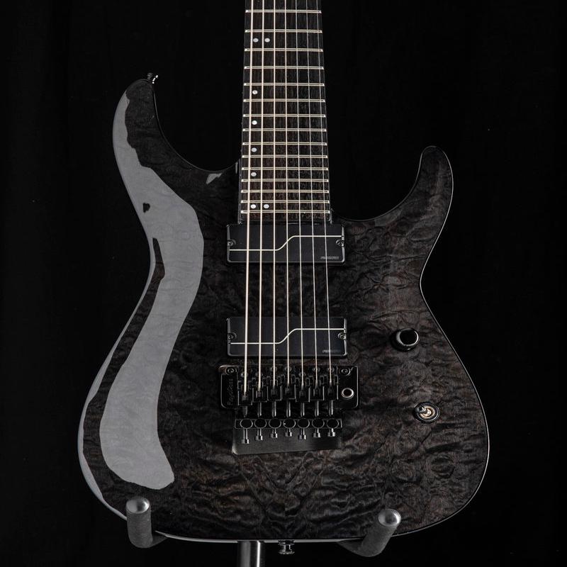 Used ESP LTD Buz McGrath Signature Buz-7 See-Thru Black