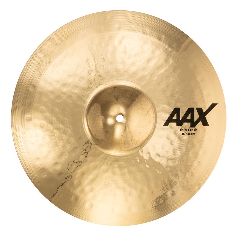 Sabian 16 Inch AAX Thin Crash Cymbal Brilliant Finish - 21606XCB