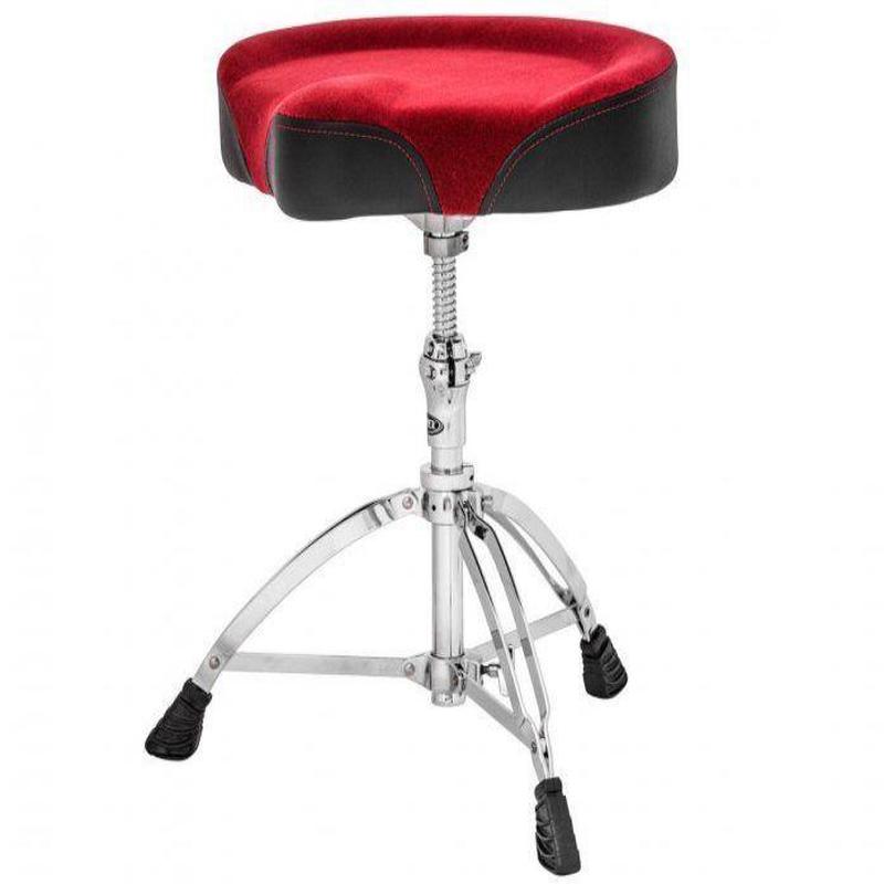 Mapex MPXT865SER Drum Throne Red Cloth Saddle Style