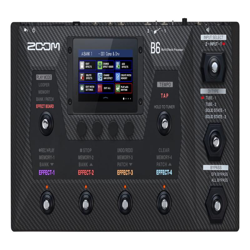 Zoom - B6 Advanced Multi-Effects Bass Processor