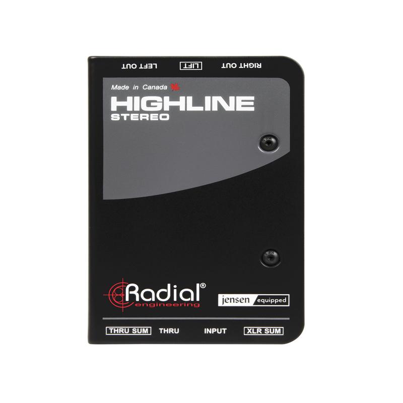 Radial Engineering - Highline Stereo - Stereo Passive Line Isolator - R800 1539 00