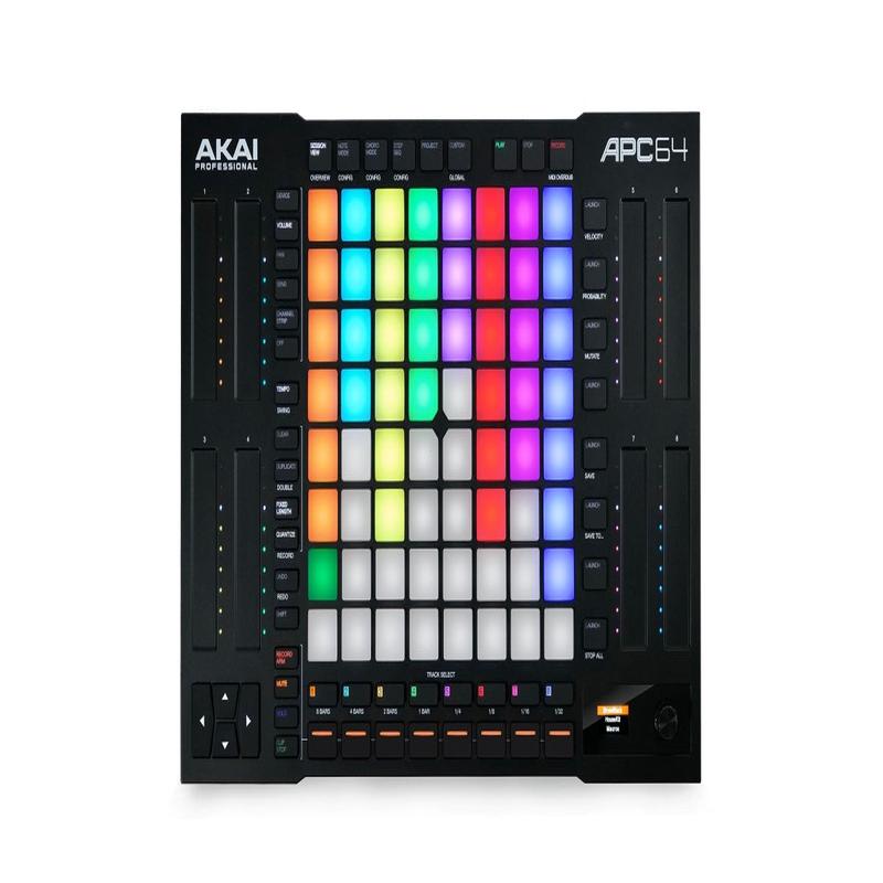 Akai - APC64 - Ableton Live Controller With 64 Velocity-Sensitive Pads And 8 Assignable Touchstrips