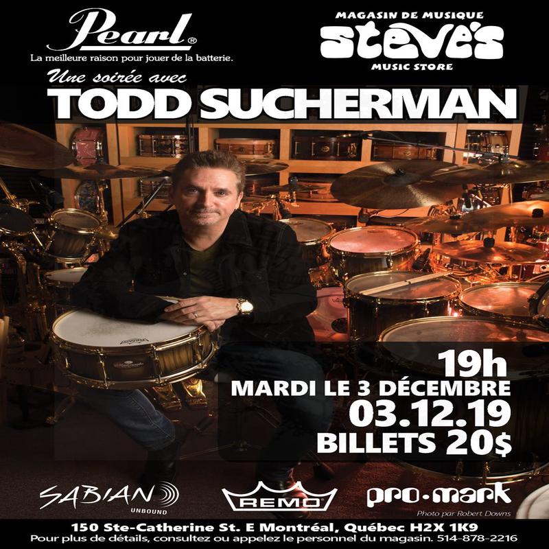 An Evening with Tod Sucherman Dec 3, 2019