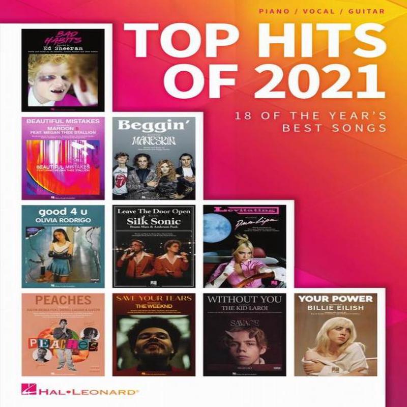 TOP HITS OF 2021 (Piano/Vocal/Guitar)