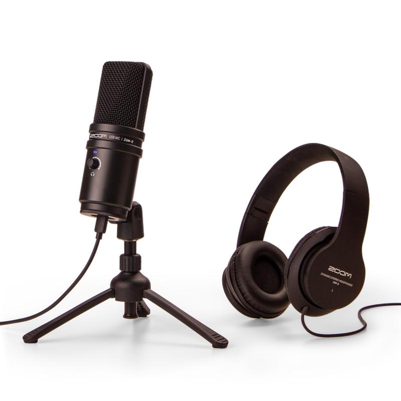 Zoom ZUM-2 USB Podcast Mic Pack