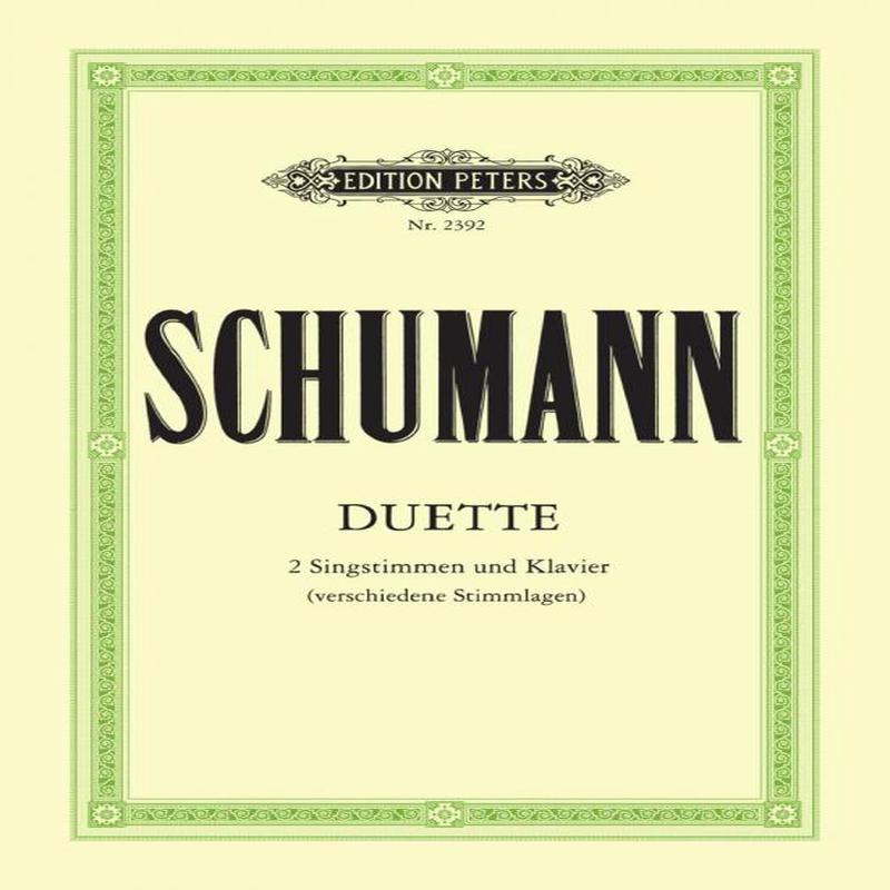 Schumann: 34 Duets for 2 Voices and Piano