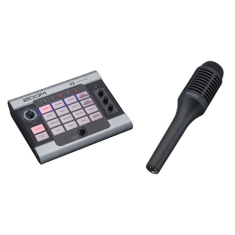 Zoom V3 Vocal Processor with SGV-6 Shotgun Microphone Bundle