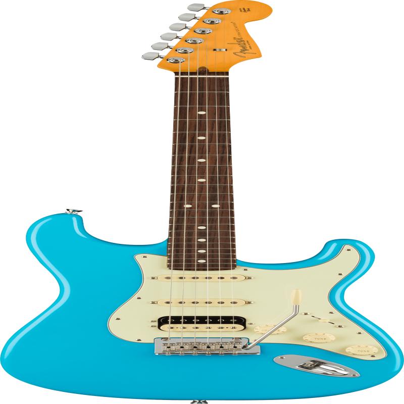 American Fender Professional II Stratocaster HSS, Rosewood Fingerboard, Miami Blue