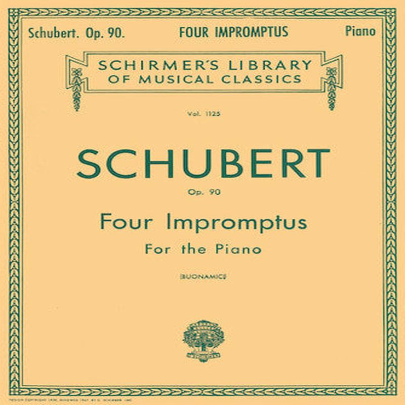 Franz Schubert: 4 Impromptus, Op. 90 Piano Solo