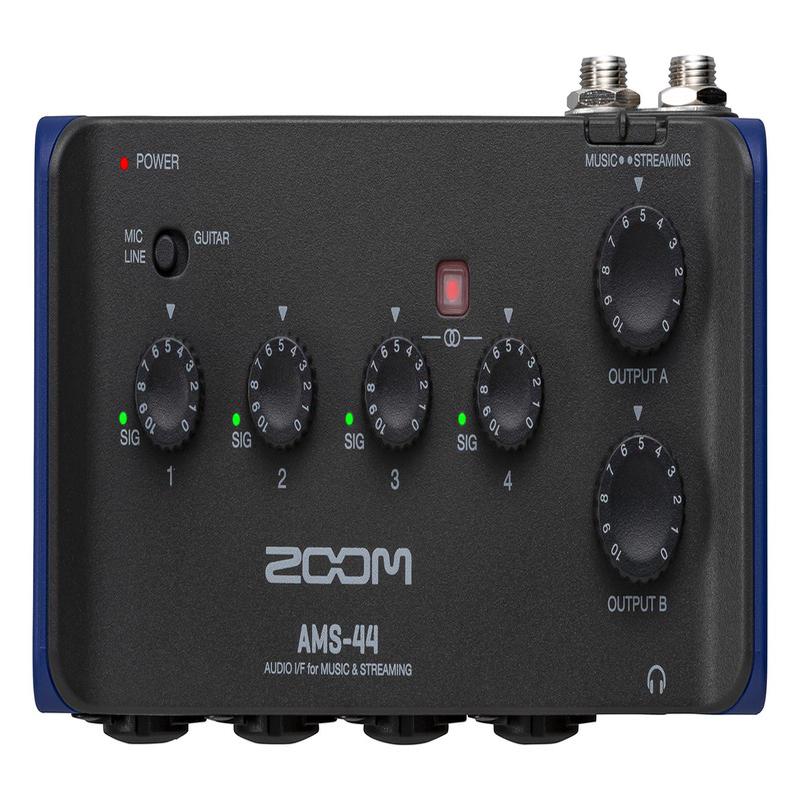Zoom AMS-44 Audio Interface for Music and Streaming