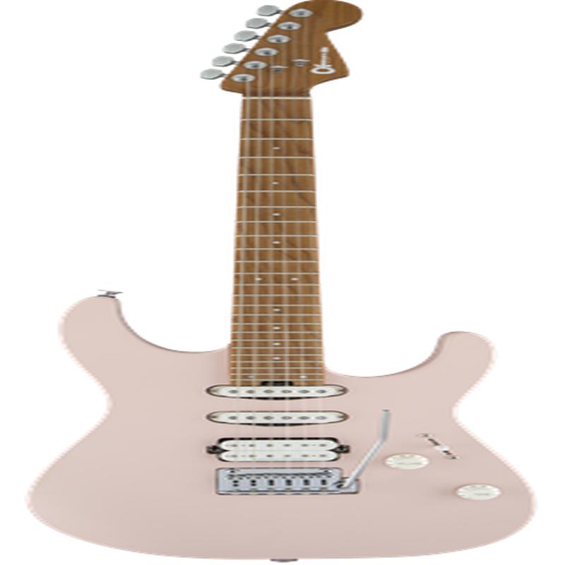 Charvel Pro-Mod DK24 HSS 2PT CM, Caramelized Maple Fingerboard, Satin Shell Pink