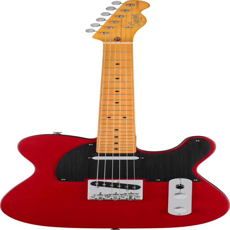 Squier 40th Anniversary Telecaster, Vintage Edition, Maple Fingerboard, Black Anodized Pickguard, Satin Dakota Red