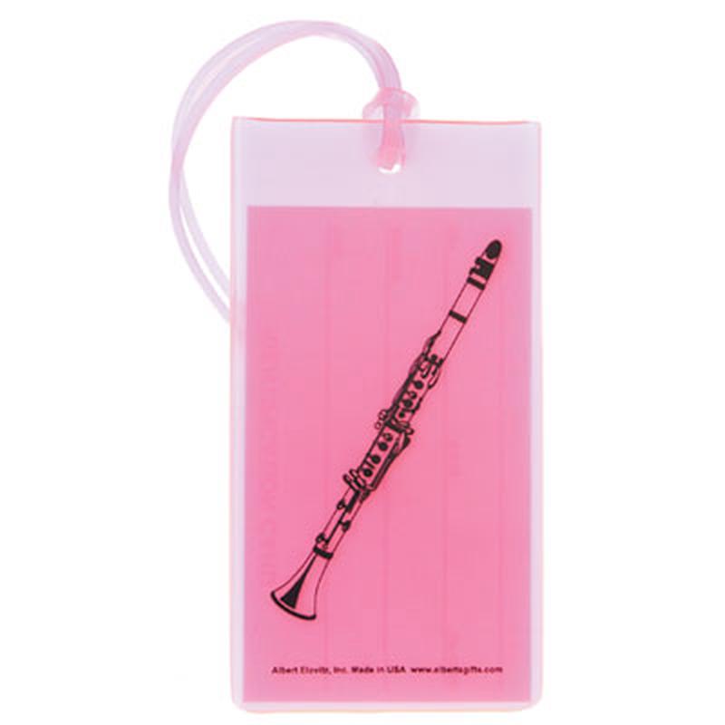 Music ID Bag Tag Clarinet