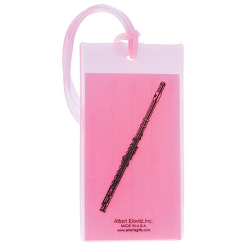 Music ID Bag Tag Flute