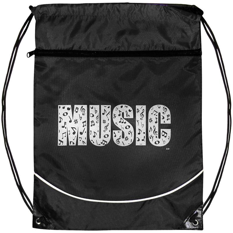 Music Drawstring Bag
