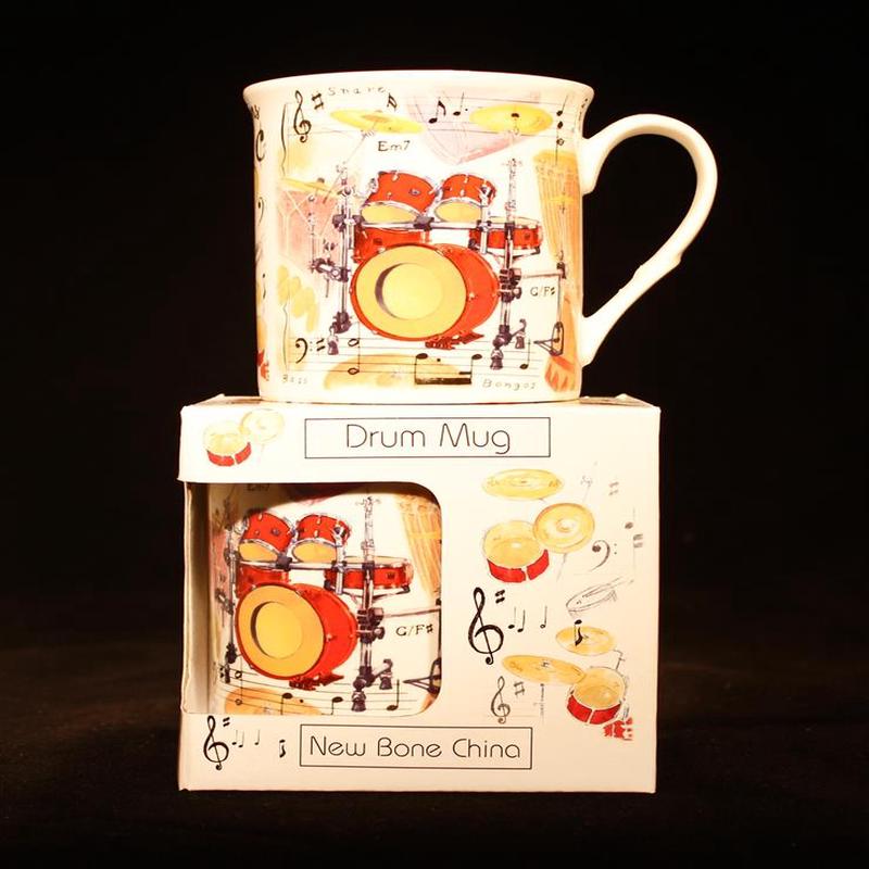Fine China Mug - Drums Design