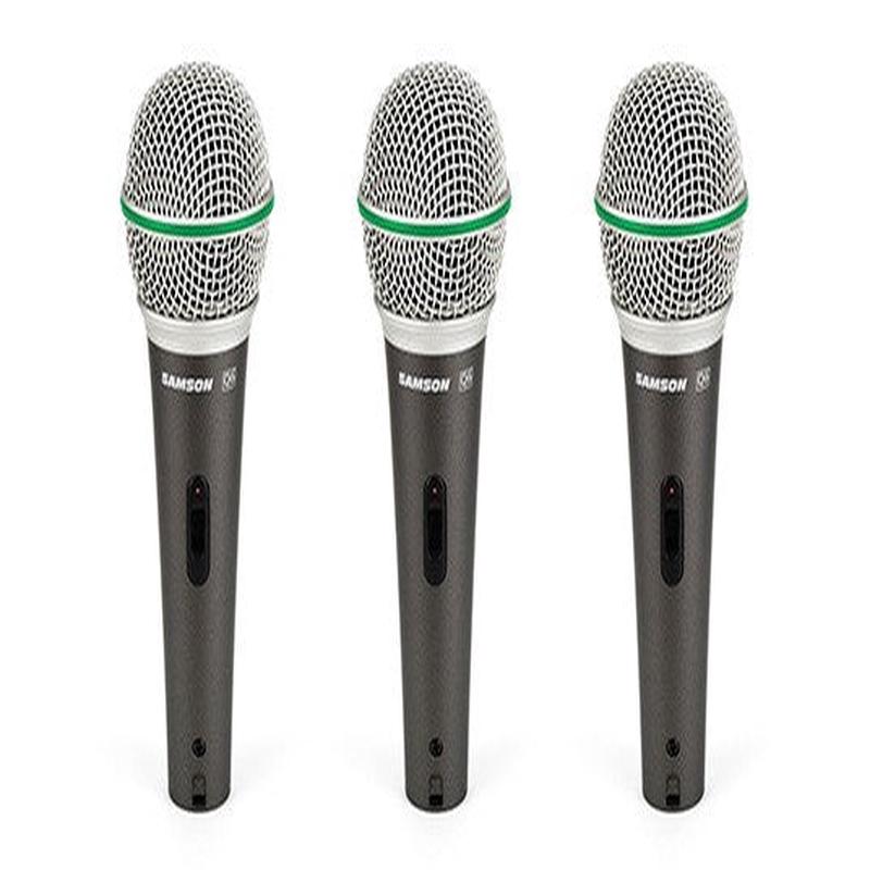 Samson Q6  3-Pack Dynamic Microphone