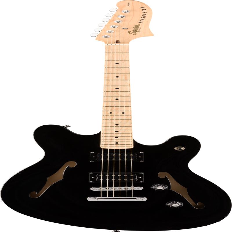 Squier Affinity Series Starcaster, Electric Guitar, Maple Fingerboard, Black
