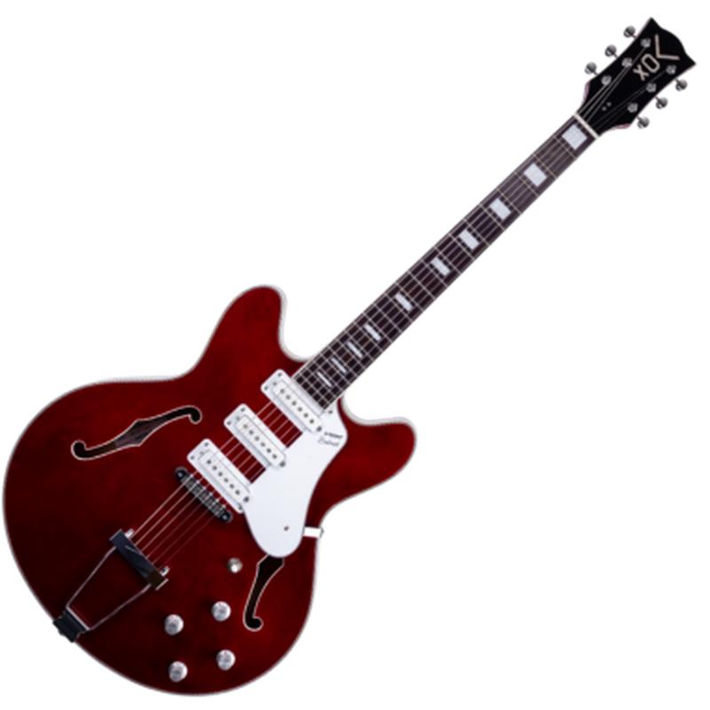 Vox Bobcat S66 Semi-Hollow Body Guitar (Red)