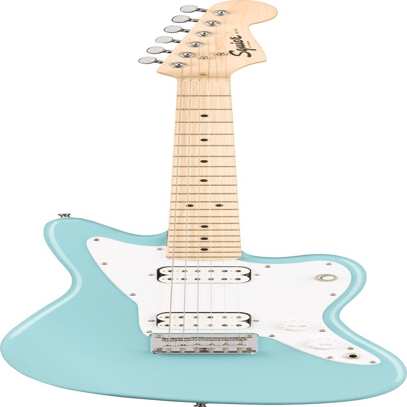 Squier Mini Jazzmaster HH, Maple Fingerboard, Daphne Blue