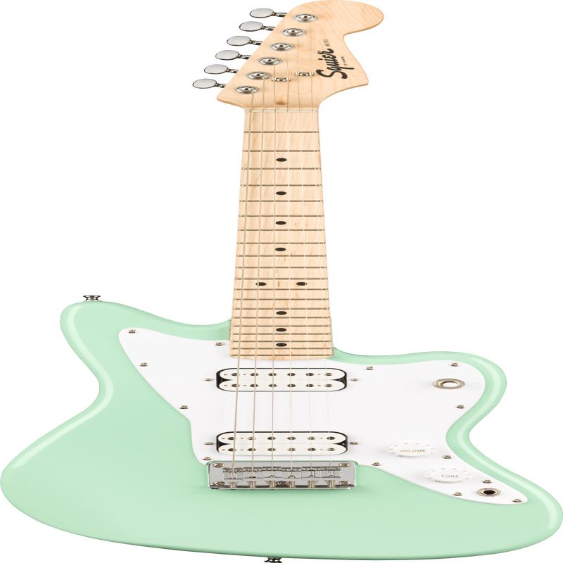 Squier Mini Jazzmaster HH, Maple Fingerboard, Surf Green