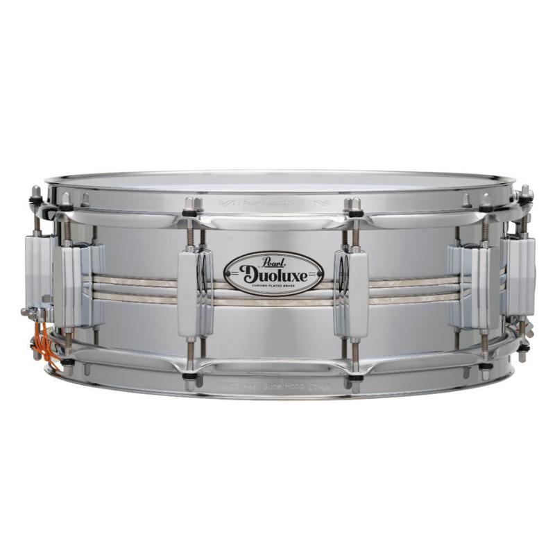 PEARL Duoluxe Chrome over Brass Snare Drum (Available in 2 sizes)