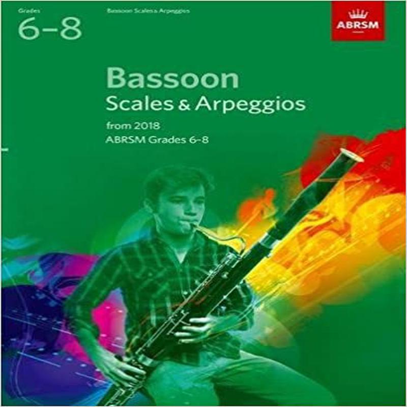 ABRSM Bassoon Scales Arpeggios ABRSM Grades 6 - 8