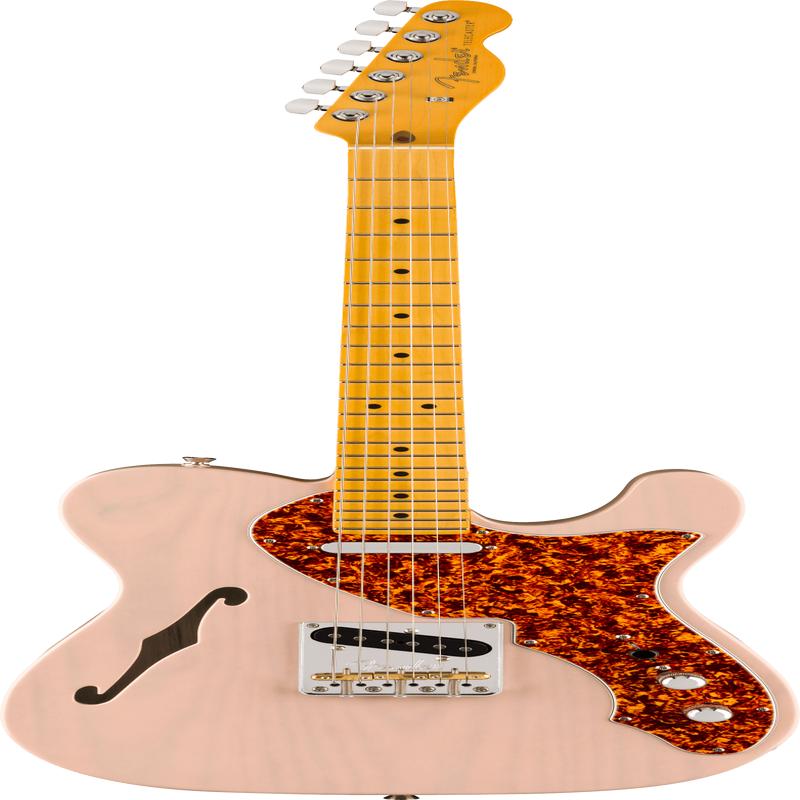 Fender American Professional II Telecaster Thinline, Maple Fingerboard, Transparent Shell Pink
